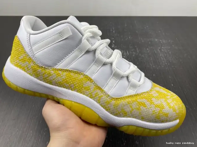 Cheap Husky Yellow AH7860-107 Air WMNS Jordan Snakeskin Low 11 0520